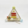 Daugiafunkcis medinis žaislas vaikams | Piramidė 4in1 | Classic World CW54723